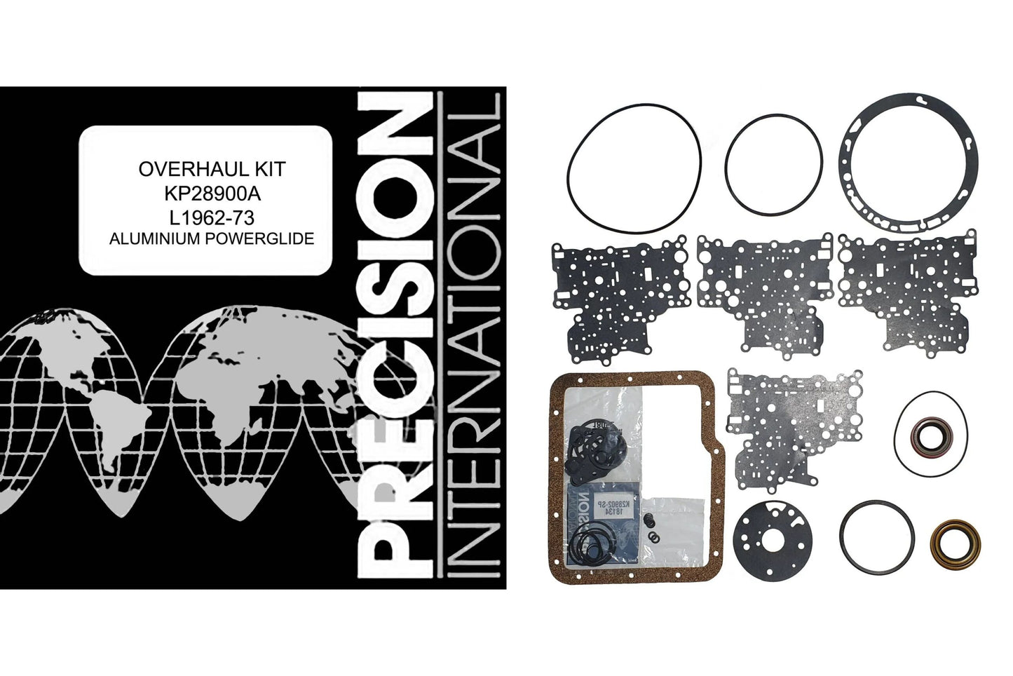 Juego empaques y ligas Aluminium Powerglide 1962-1973