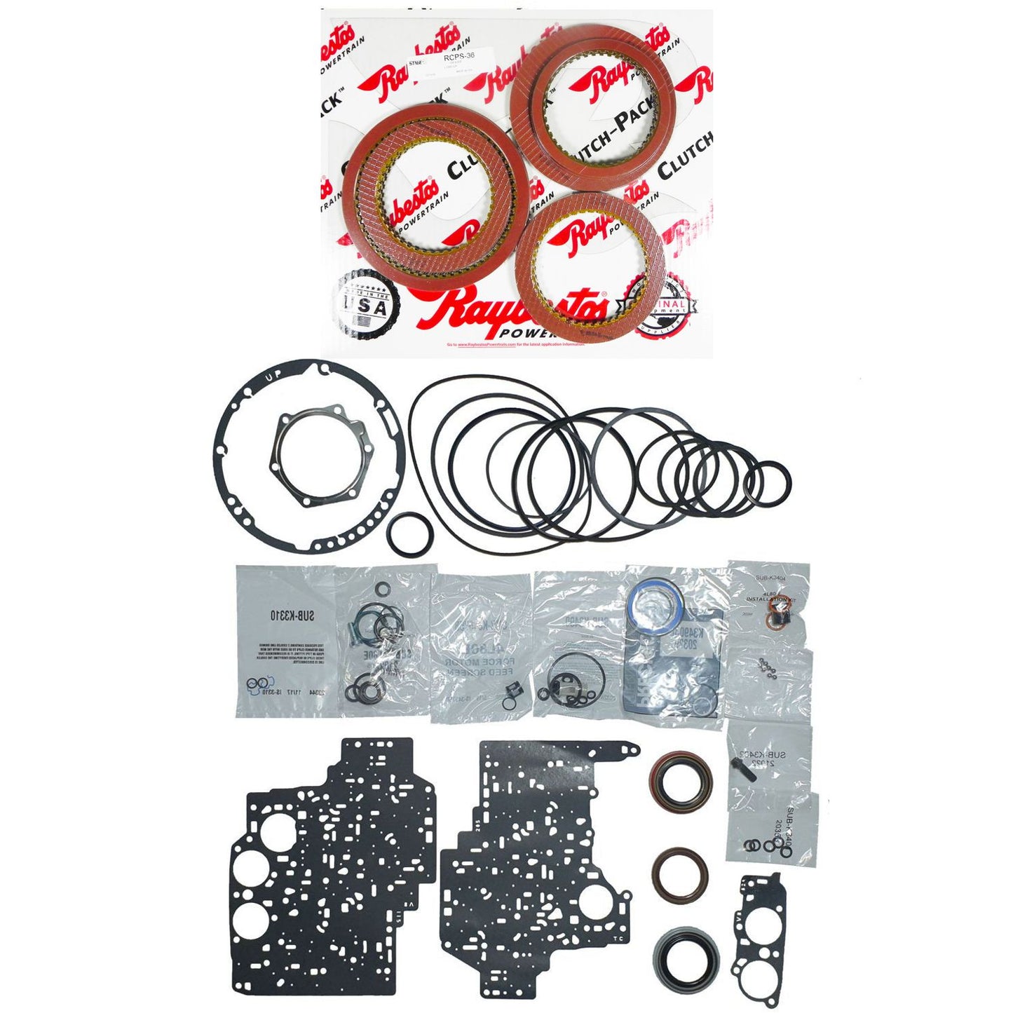 Juego Reparacion Banner 4L80E 89-96 Raybestos Rojos