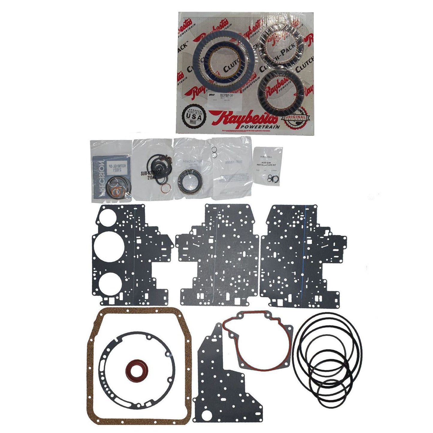 Juego Reparacion Banner 4R70W AODE 96-02 Raybestos Azules