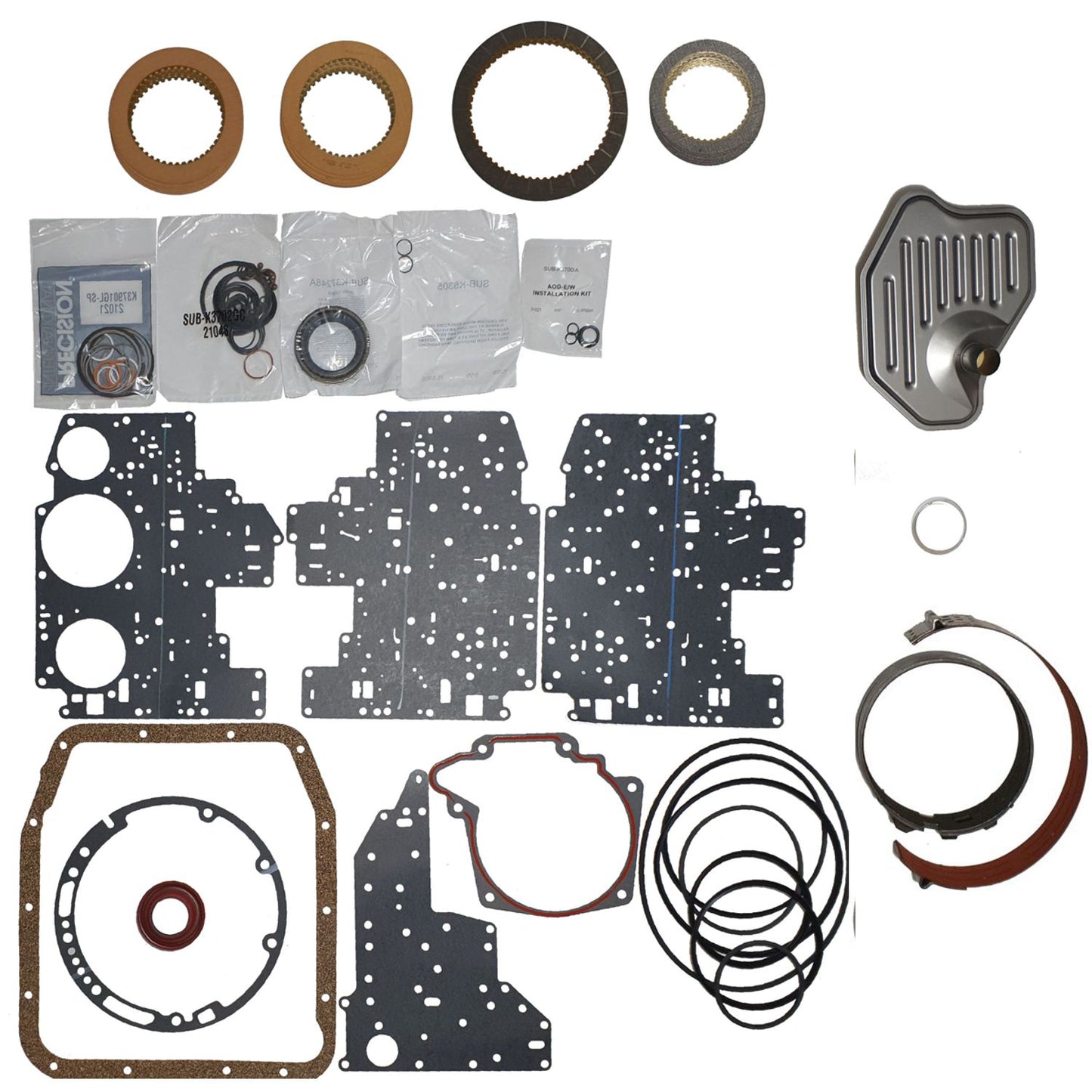 Kit de reparacion 4R70W 1996-2002 y banda reversa