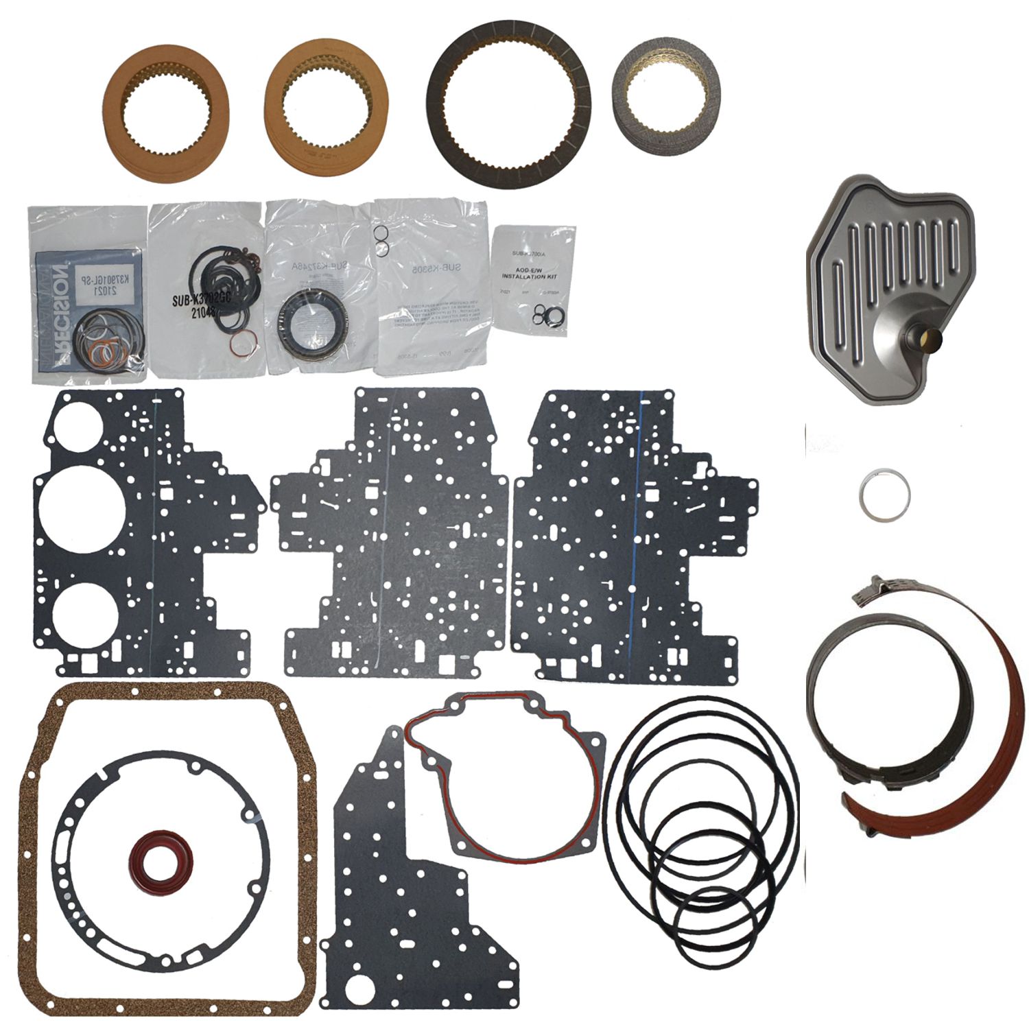 Kit de reparacion 4R70W 1996-2002 y banda reversa