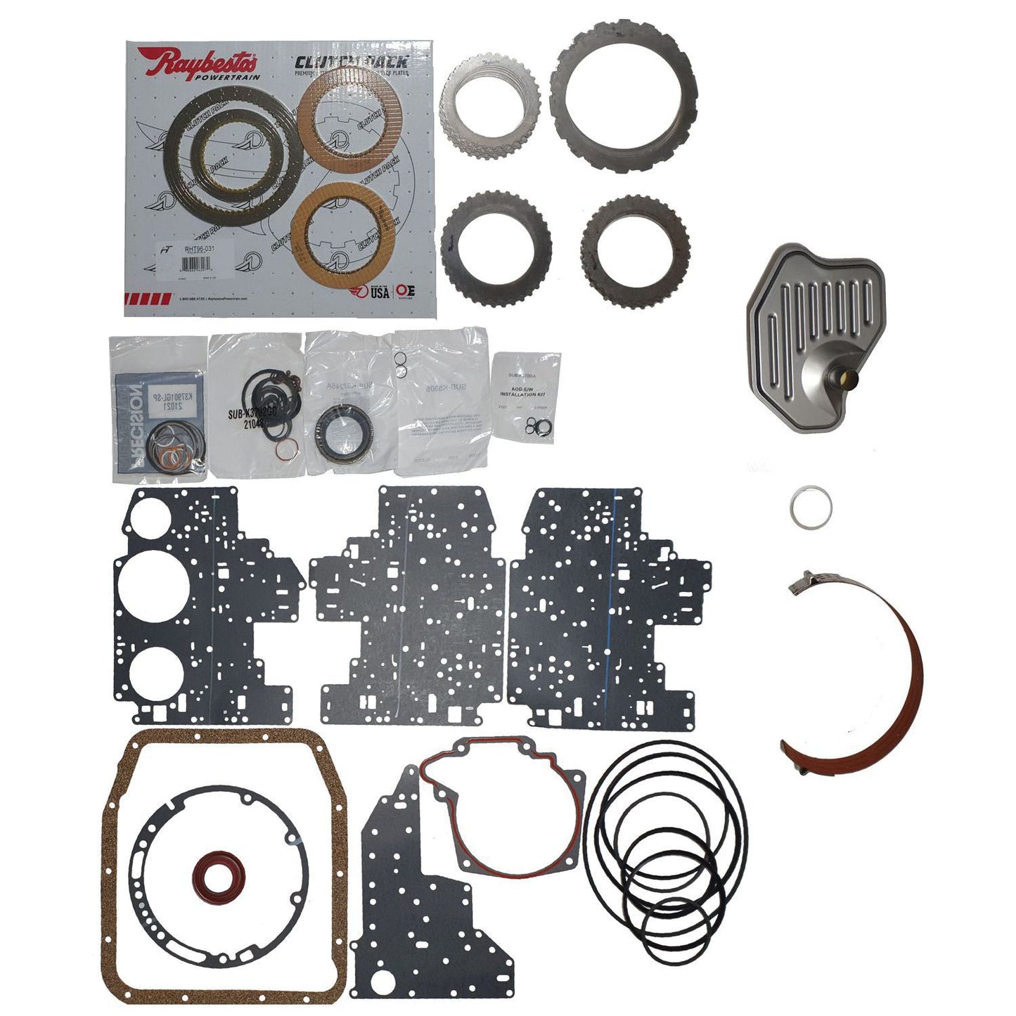 Juego reparacion y aceros 4R70W AODE 96-02 Raybestos