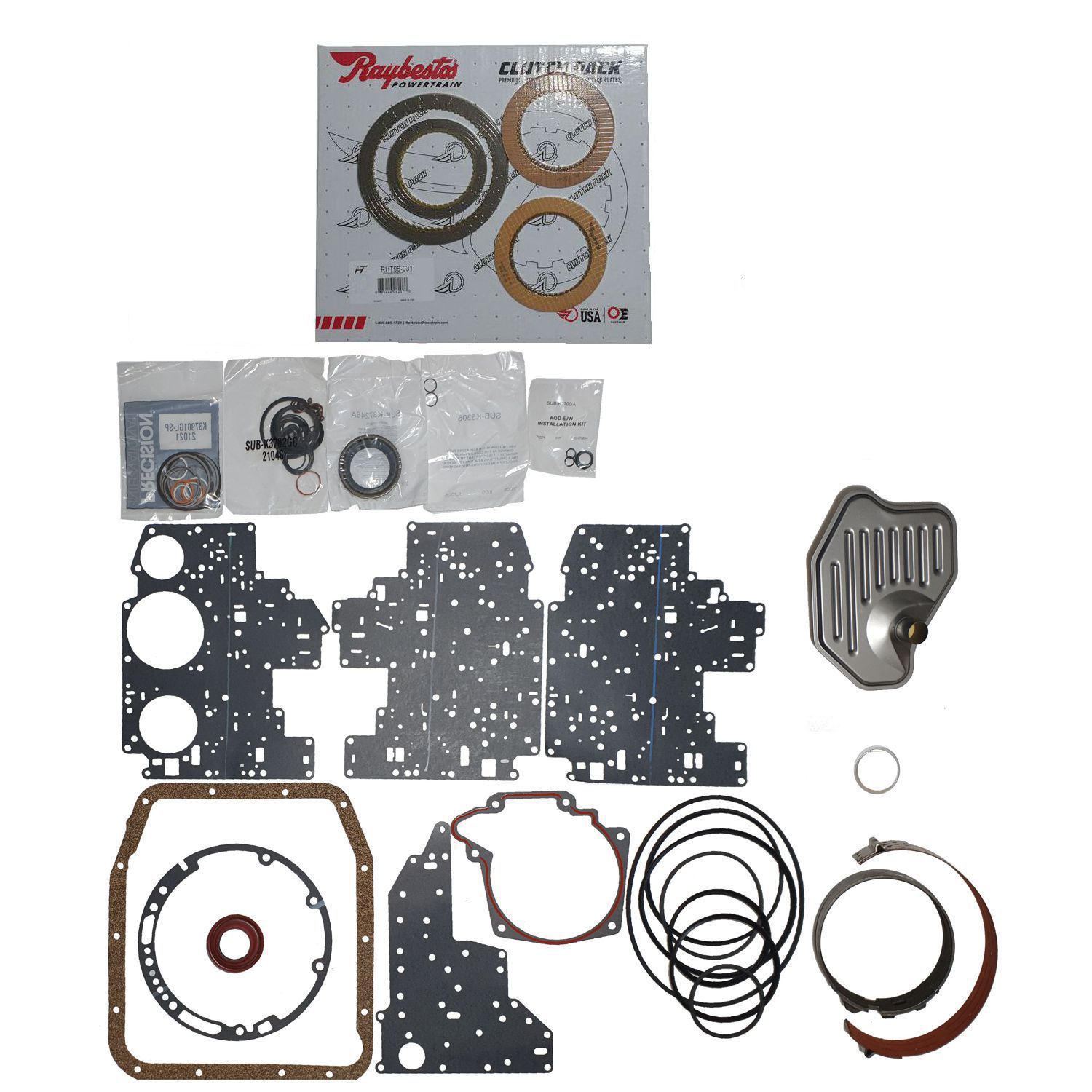 Juego reparacion 4R70W 1996-2002 Raybestos banda reversa