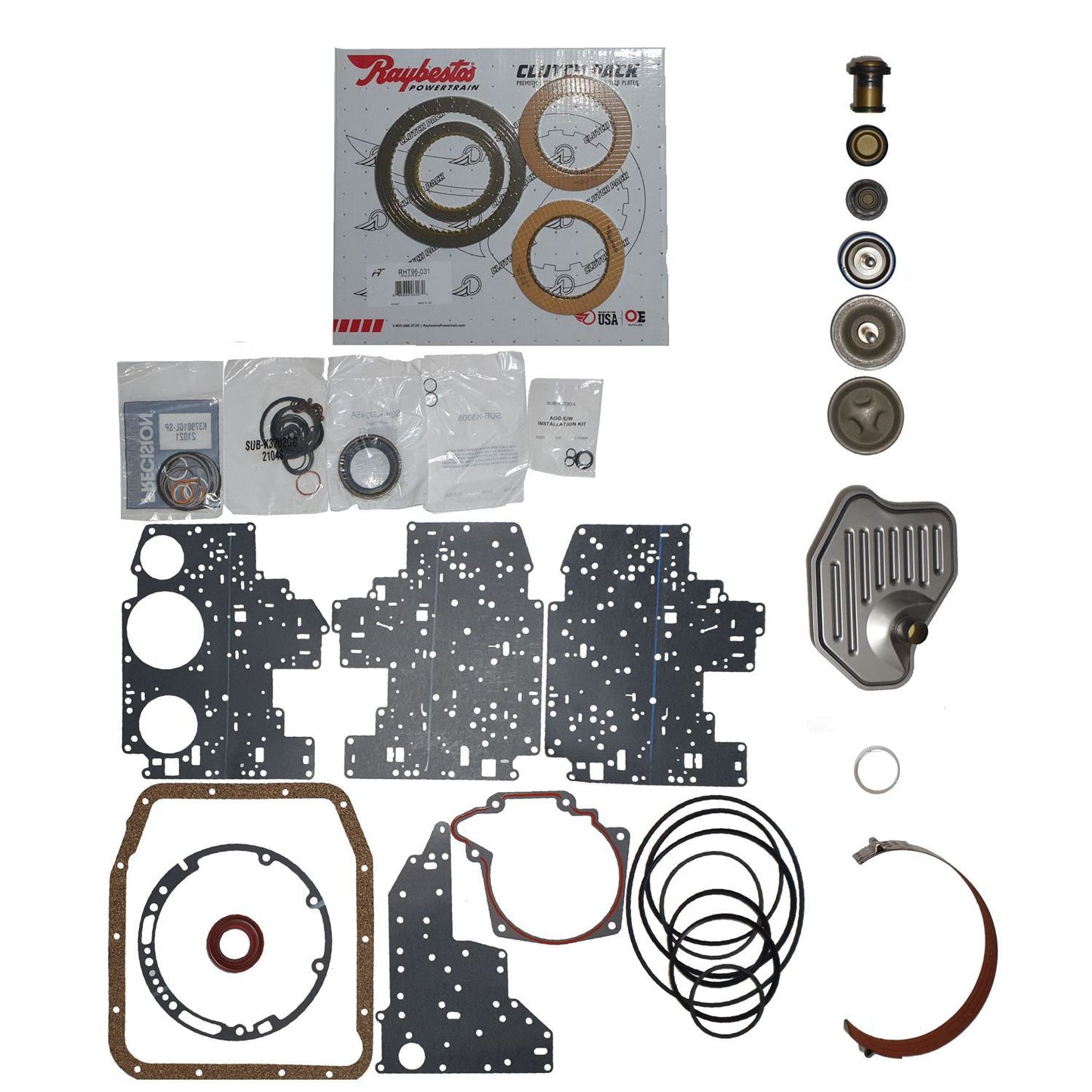 Juego reparacion pistones 4R70W AODE 96-02 Raybestos