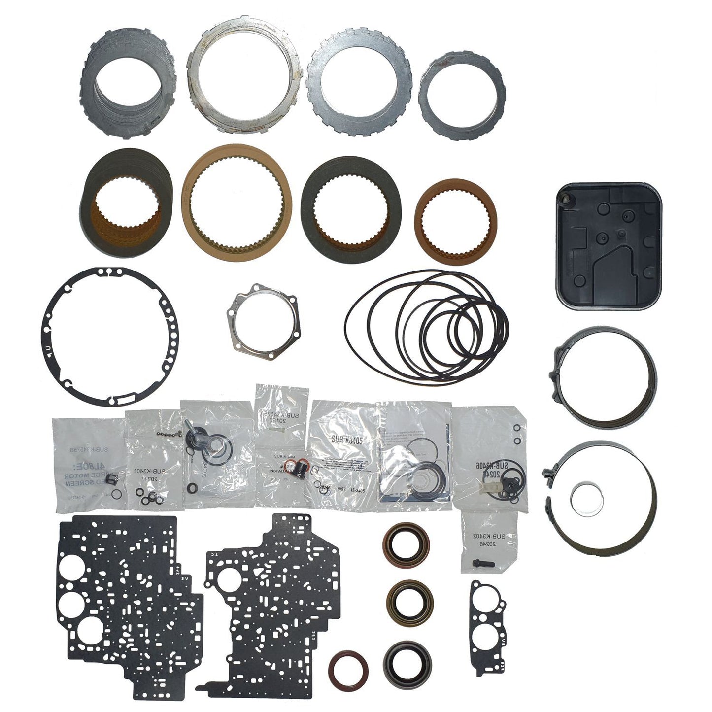 Juego reparacion con aceros y banda reversa 4L80E 1997-