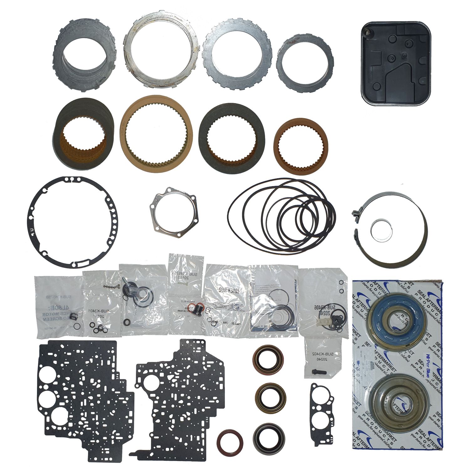 Juego reparacion con pistones y discos acero 4L80E 1997-