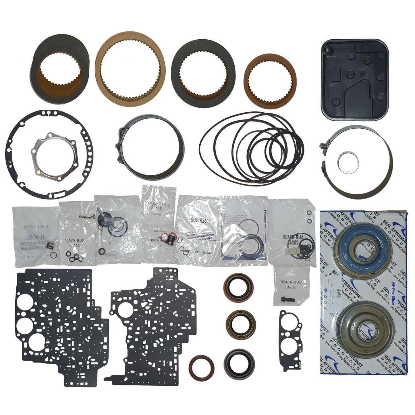 Juego reparacion con pistones y banda reversa 4L80E 1997-