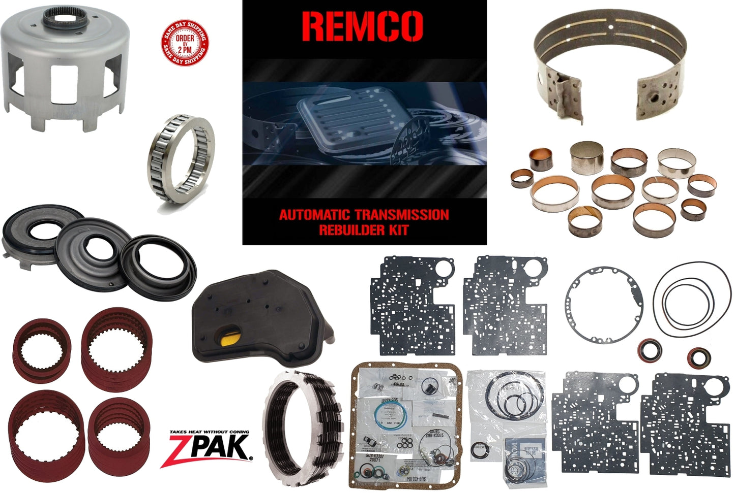 Juego reparacion basica 4L60E 4L65E M32 97-03 Stage1 con campana