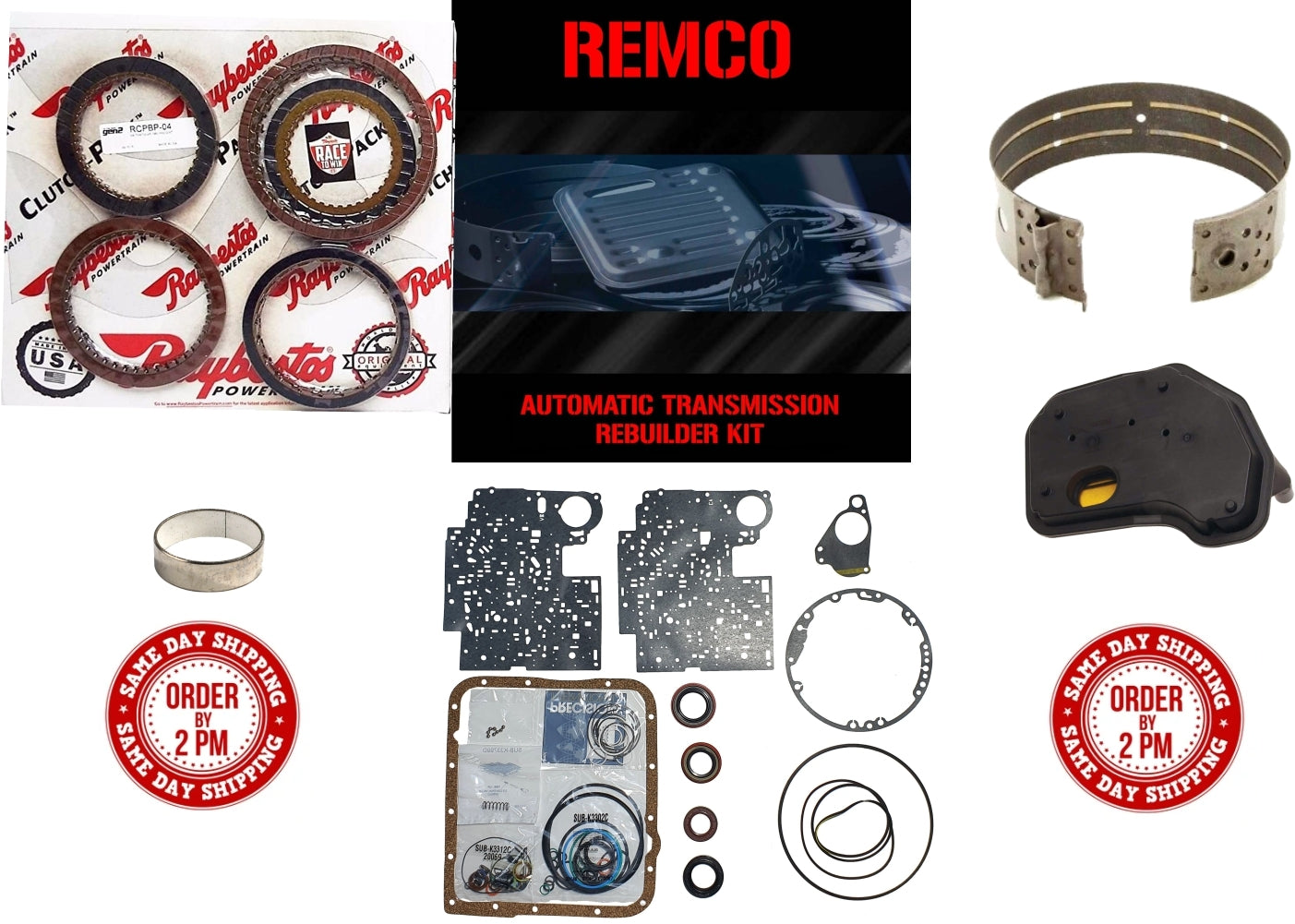 Juego reparacion Chevrolet 4L60E 2003-2013 GEN2 Raybestos azules