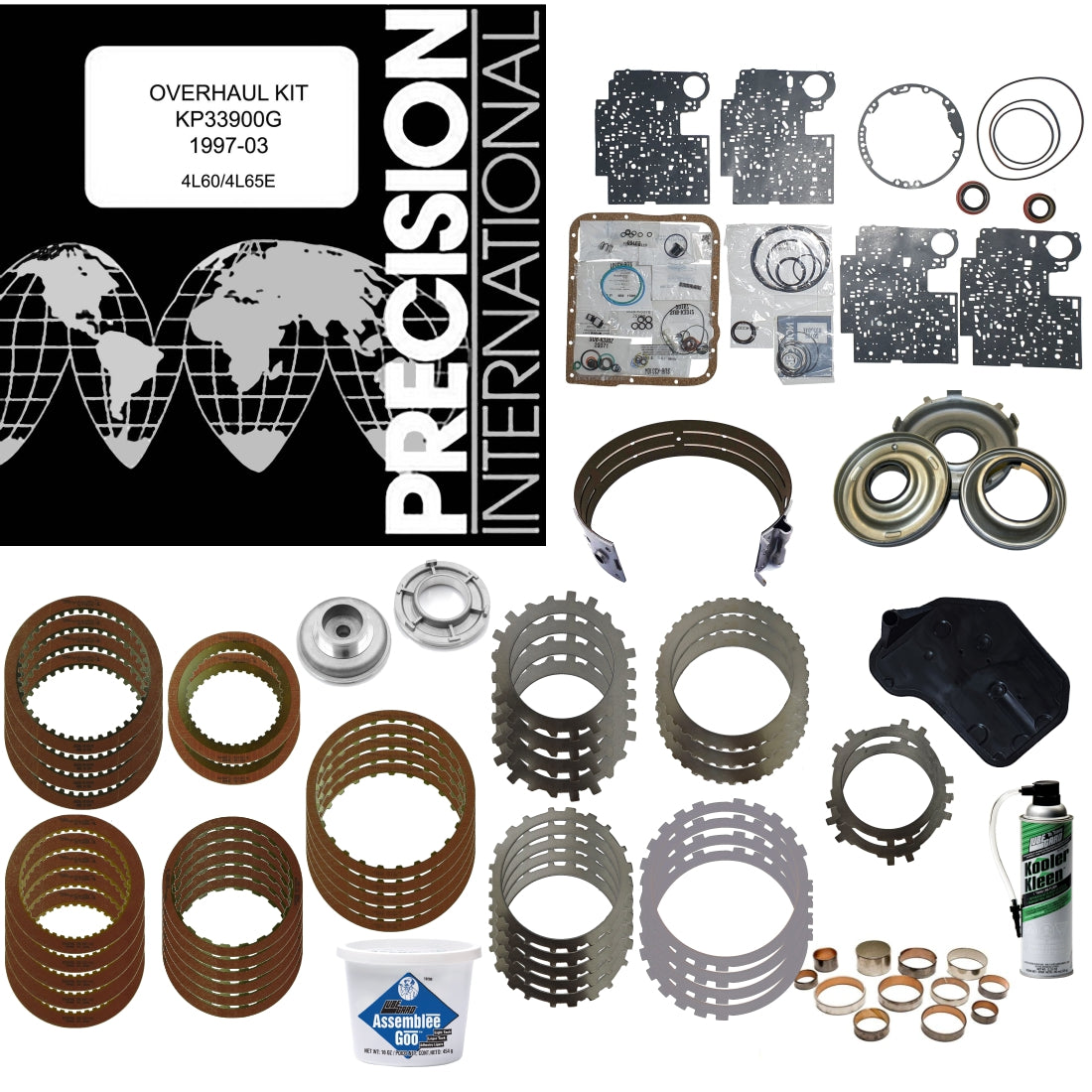 Juego reparacion 4L60E 4L65E M32 1997-2003 Stage1