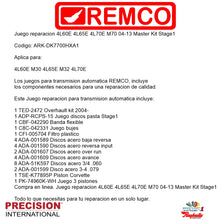 Juego reparacion 4L60E 4L65E 4L70E M70 04-13 Master Kit Stage1