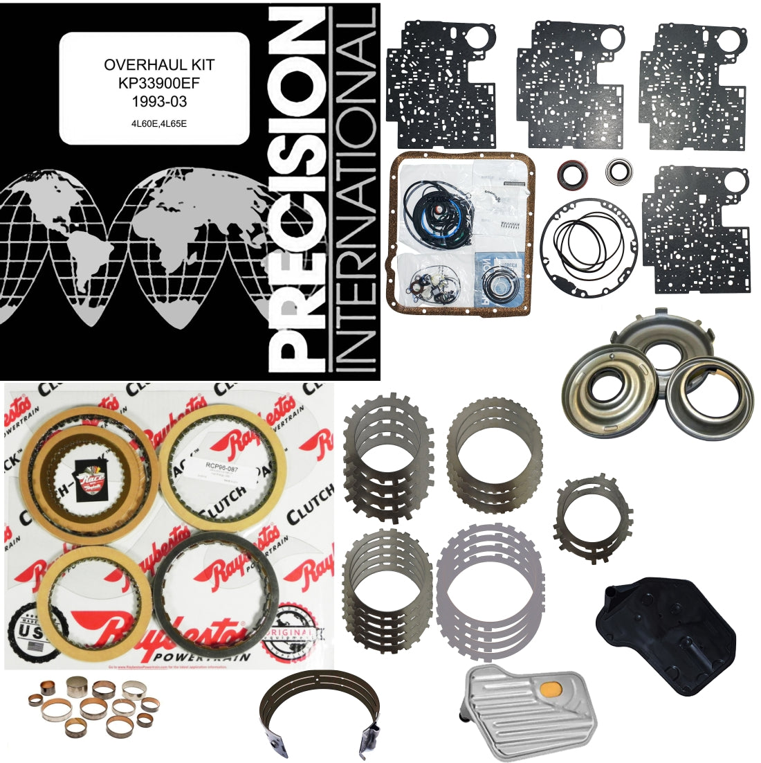 Juego reparacion 4L60E M30 4L65E M32 1993-2003 Super kit Raybestos
