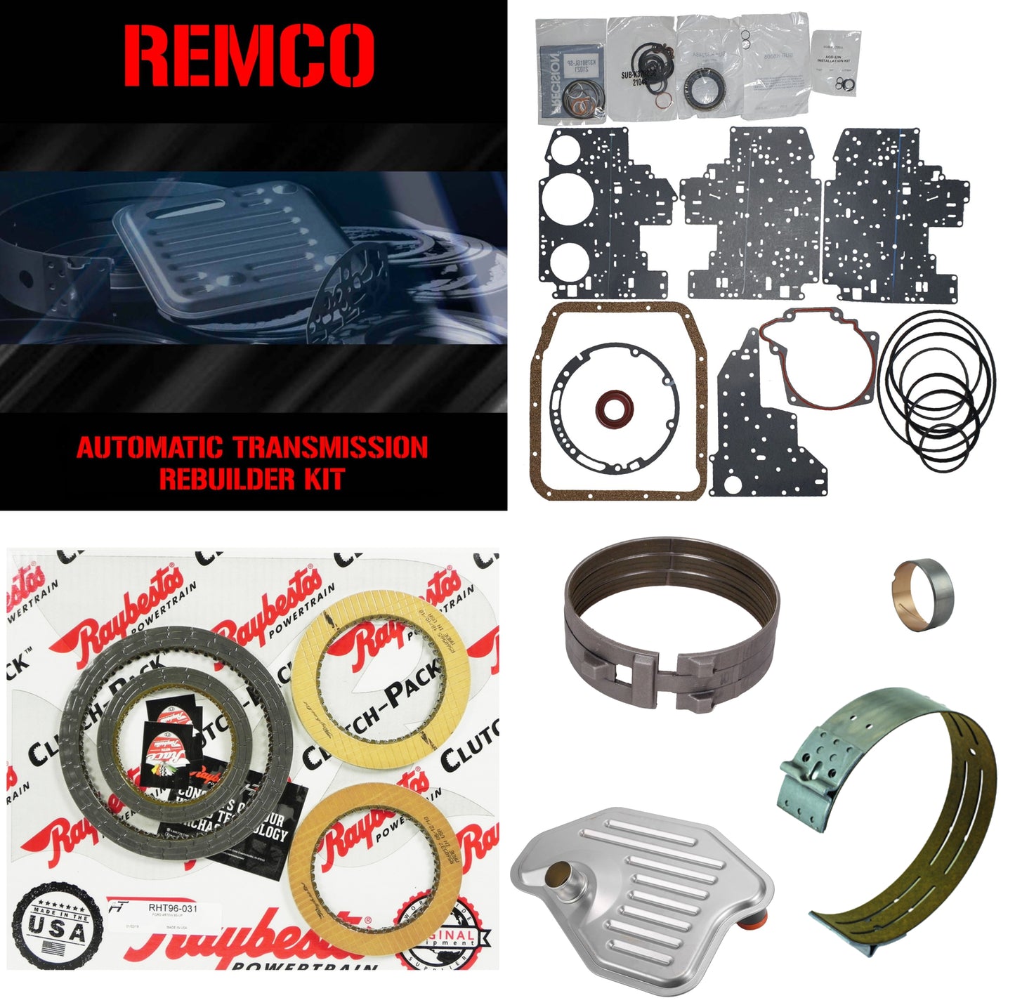 Juego reparacion 4R70W 1996-2002 Raybestos banda reversa