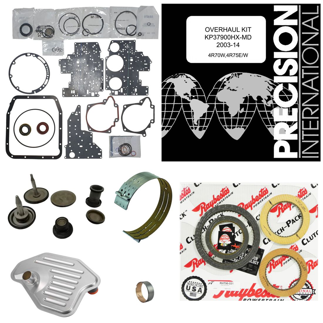 Juego reparacion con pistones 4R70W 4R75W AODE 2003- Raybestos