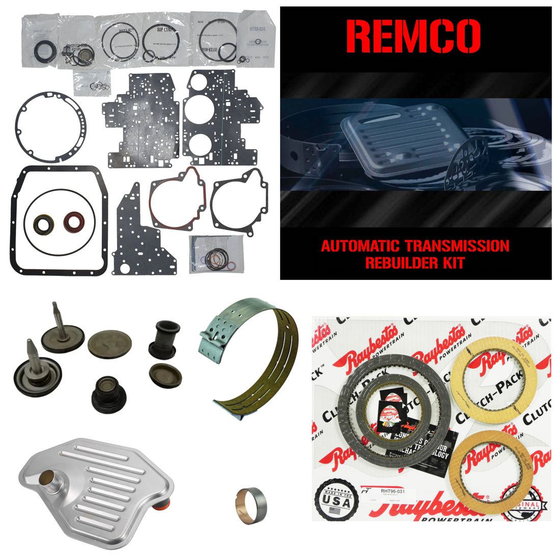 Juego reparacion con pistones 4R70W 4R75W AODE 2003- Raybestos