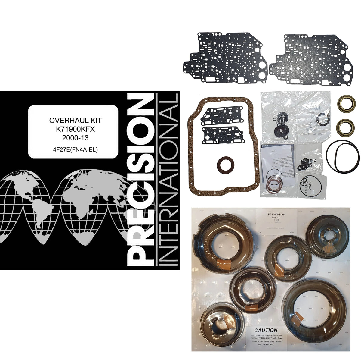 Juego empaques y ligas con pistones 4F27E 2000-