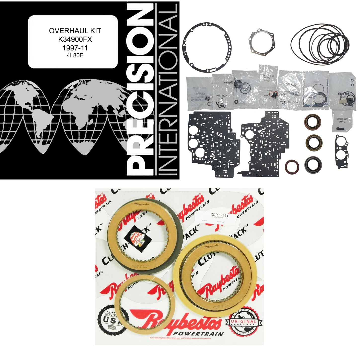 Juego Reparacion Banner 4L80E 1997- Raybestos