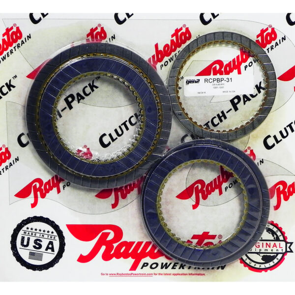 REMCO-Juego de discos pasta, Raybestos GEN2 azules 4L80E 1980-